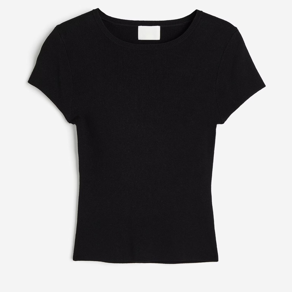 H&M FINE-KNIT T-SHIRT